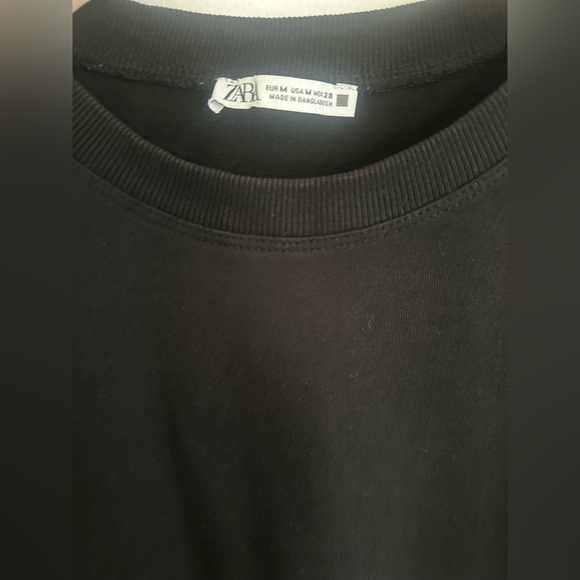 Zara Black Women's Crop Top - Picture 2 of 3